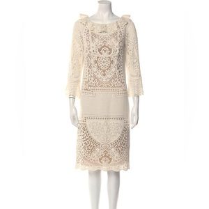 Lace Pattern Midi Length Dress
Anna Sui🍄